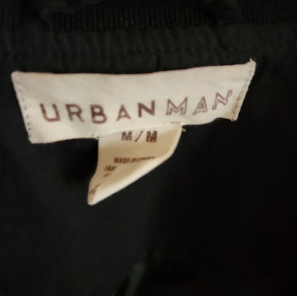 Urban Men Black Bomber Jacket - Picture 3 of 3